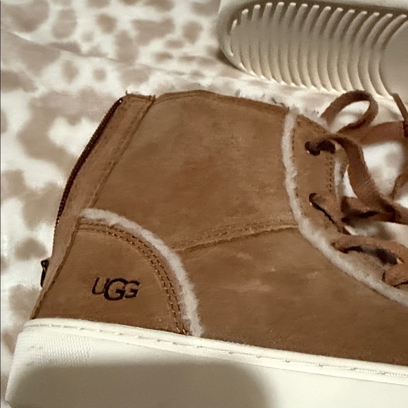 UGG Women's Tan High-Top Sneakers - Picture 4 of 6